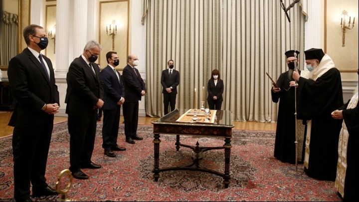 H ορκωμοσία των νέων υπουργών και υφυπουργών της κυβέρνησης