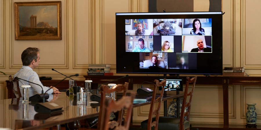 Τηλεδιάσκεψη του Πρωθυπουργού με την Πρόεδρο της Ευρωπαϊκής Τράπεζας Ανασυγκρότησης και Ανάπτυξης (EBRD)