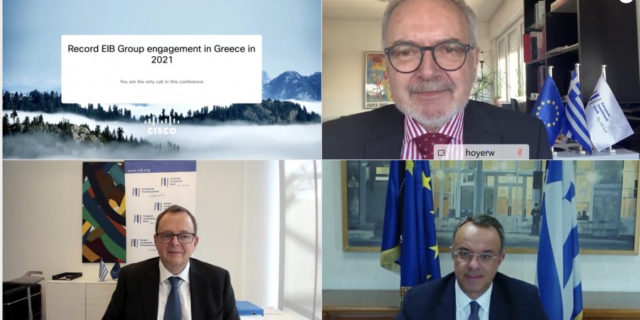 Το ποσό-ρεκόρ των 2,8 δισ. ευρώ έφθασε η ετήσια χρηματοδότηση του Ομίλου ΕΤΕπ στην Ελλάδα το 2020