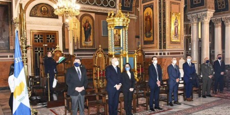 Φωτογραφικά στιγμιότυπα από τη Δοξολογία για την Επέτειο της 1ης του Απρίλη