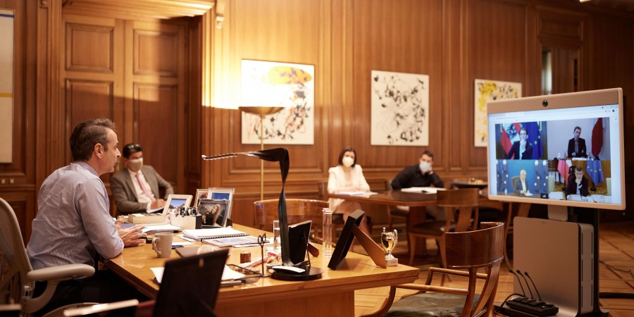 Συμμετοχή του Πρωθυπουργού στην τηλεδιάσκεψη των ηγετών των χωρών του Smart Covid-19 Management Group
