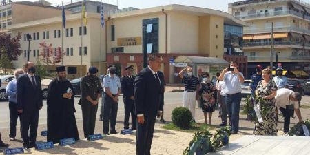 Ο Πρέσβης της Κυπριακής Δημοκρατίας Κυριάκος Κενεβέζος παρέστη στην τέλεση μνημόσυνου στον Μητροπολιτικό ναό των Γιαννιτσών