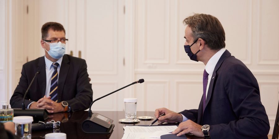 Επαφές του Πρωθυπουργού με τον Επίτροπο Lenarčič, τον Πρόεδρο του Ισραήλ Isaac Herzog και τον Πρίγκιπα Κάρολο