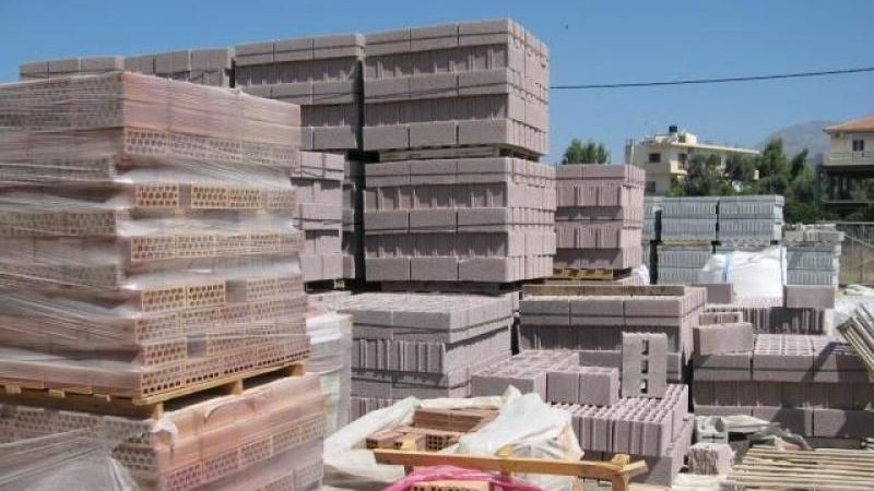 ΕΛ.ΣΤΑΤ.: Άνοδο 5,1% σημείωσαν οι τιμές στα οικοδομικά υλικά τον Σεπτέμβριο 2021