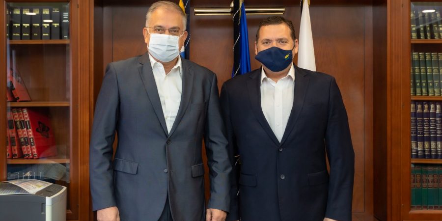 Συνάντηση του Πρέσβη της Κύπρου με τον Υπουργού Προστασίας του Πολίτη