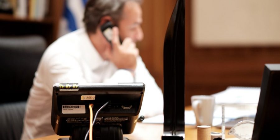 Συγχαρητήριο τηλεφώνημα Μητσοτάκη στον νέο Πρωθυπουργό της Βόρειας Μακεδονίας