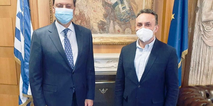 Ο Σταύρος Κελέτσης με τον Υπουργό Αγροτικής Ανάπτυξης για τα προβλήματα των αγροτών