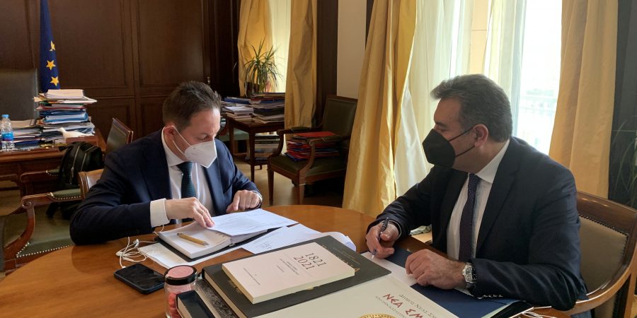 Συνάντηση Κόνσολα – Πέτσα για την ένταξη έργων  στα νησιά της Δωδεκανήσου στο πρόγραμμα  ΄΄Α.Τρίτσης΄΄