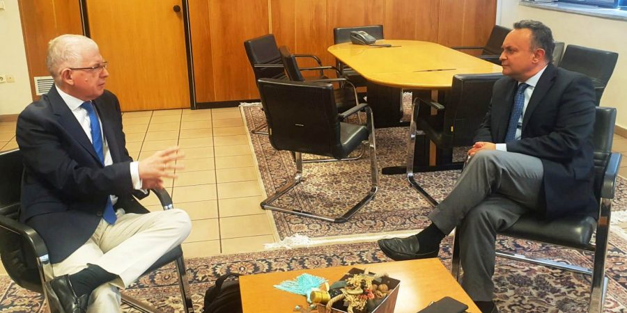 Συνάντηση Στ. Κελέτση με τον Πρόεδρο του ΕΛΓΑ Ανδρέα Λυκουρέντζο, για τις καταστροφές στις καλλιέργειες του Δήμου Ορεστιάδας.