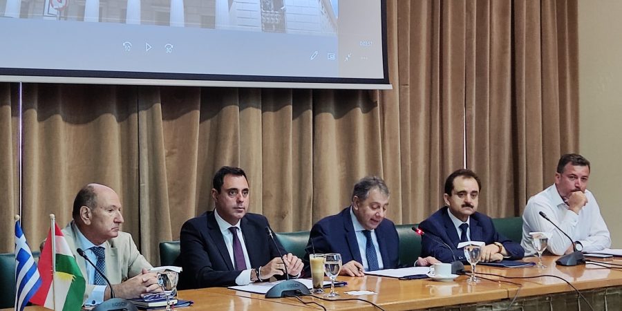 Ε.Β.Ε.Π.: Υπεγράφη πρωτόκολλο συνεργασίας για την ενίσχυση των ελληνικών εξαγωγών στο Ιρακινό Κουρδιστάν