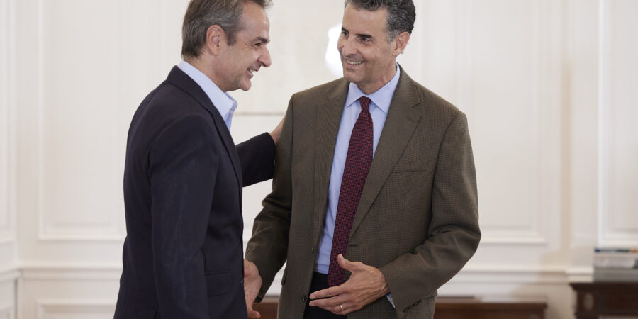 Συνάντηση του Κυριάκου Μητσοτάκη με το μέλος της Βουλής των Αντιπροσώπων των ΗΠΑ, John Sarbanes