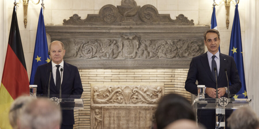 Μητσοτάκης σε Σολτς: Κρίμα που ο Ερντογάν «δηλητηριάζει» τις σχέσεις μας με ψέματα