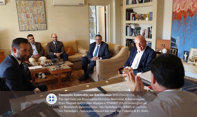 Το Ε.Β.Ε.Π. υποστηρικτής του Επιχειρηματικού Πάρκου Καινοτομίας και Ναυτιλίας στον Πειραιά στα πρότυπα του ΒΙ.ΠΑ.Σ.