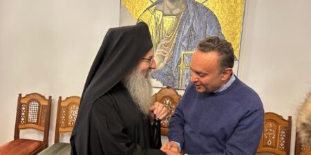 Αντιπροσωπεία της ΔΣΟ επισκέφθηκε το Άγιο Όρος
