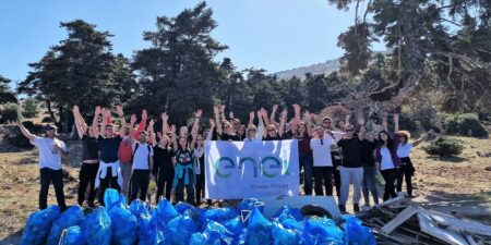 H εθελοντική ομάδα της Enel Green Power καθάρισε την Πάρνηθα