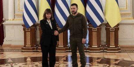 ΠτΔ: Αμέριστη η υποστήριξη και συμπαράσταση της Ελλάδας προς τον ουκρανικό λαό