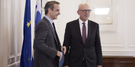 Συνάντηση του Πρωθυπουργού με τον νέο Εκτελεστικό Διευθυντή της Οργάνωσης American Jewish Committee