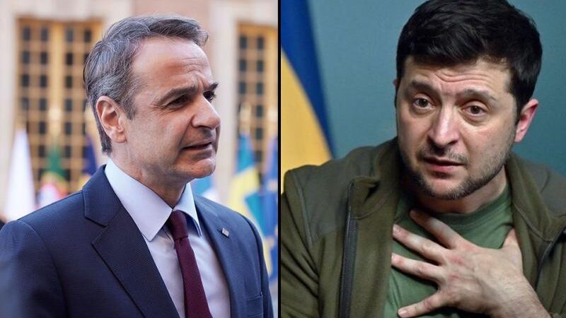 Τηλεφωνική επικοινωνία του Πρωθυπουργού Κυριάκου Μητσοτάκη με τον Πρόεδρο της Ουκρανίας Volodymyr Zelensky