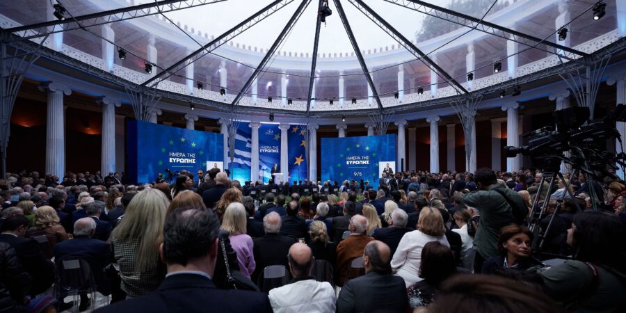 Συσπείρωση της ΝΔ με Μητσοτάκη, Καραμανλή, Σαμαρά