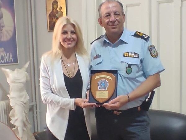 Επίσκεψη της Υφυπουργού Τουρισμού Έλενας Ράπτη στην έδρα της Τουριστικής Αστυνομίας Θεσσαλονίκης