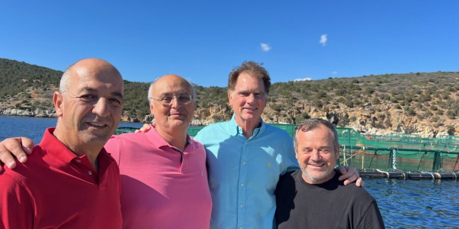 Συνάντηση Νίκου Παπανδρέου με Υχθυοκαλλιεργητές στο Γαλαξίδι.