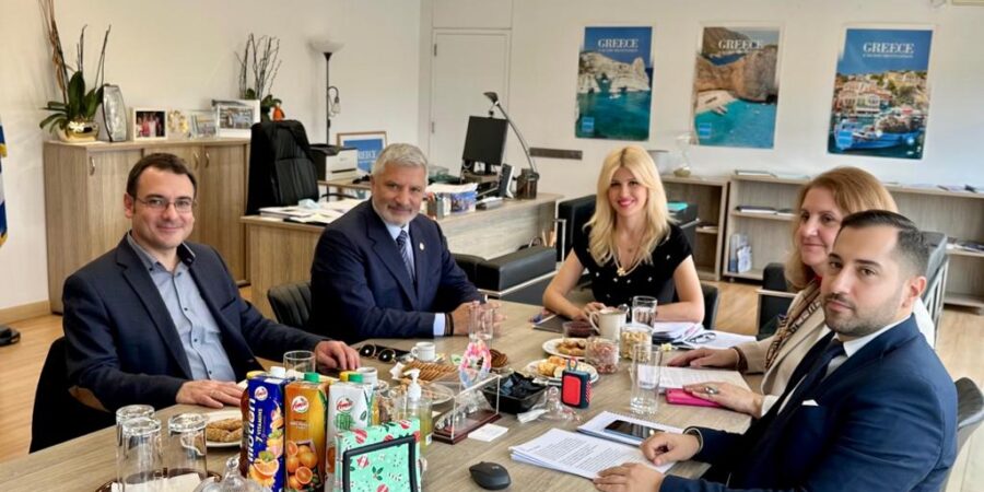 Συνάντηση της Υφυπουργού  Έλενας Ράπτη με τον Γιώργο Πατούλη