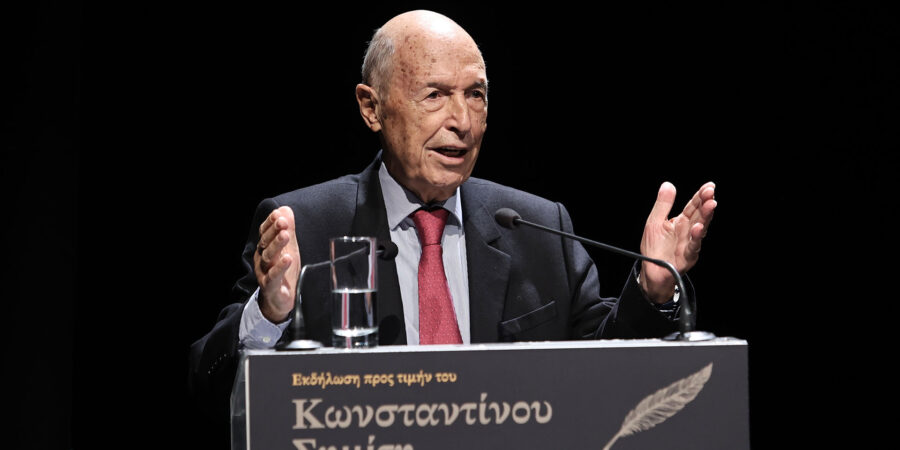 Kώστας Σημίτης: «Χρειάζεται σχέδιο και ευρύτερες συναινέσεις για να πάει η χώρα μπροστά»