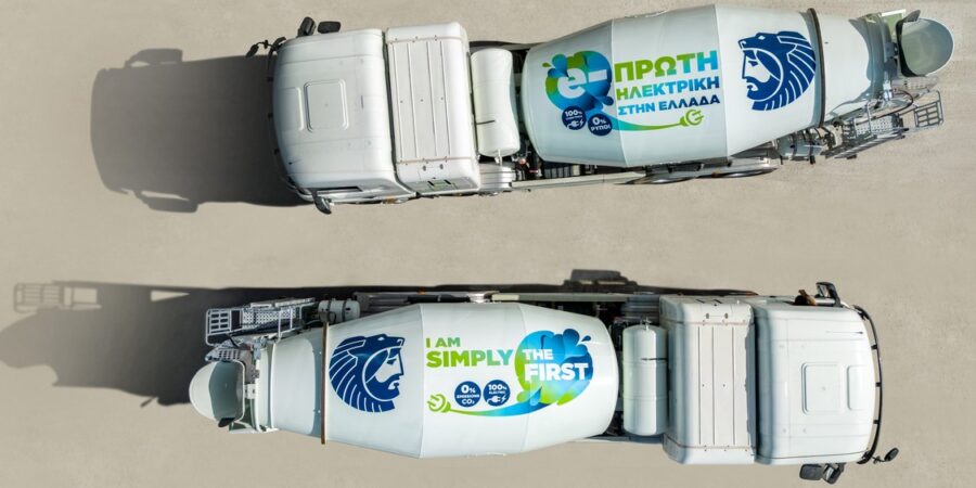 Ο Όμιλος ΗΡΑΚΛΗΣ φέρνει στην Ελλάδα τα πρώτα 100% ηλεκτρικά οχήματα μεταφοράς σκυροδέματος