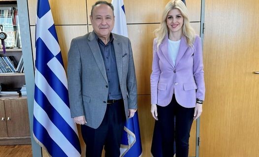 Συνάντηση της Έλενας Ράπτη με τον Δήμαρχο Θεσσαλονίκης Στέλιο Αγγελούδη