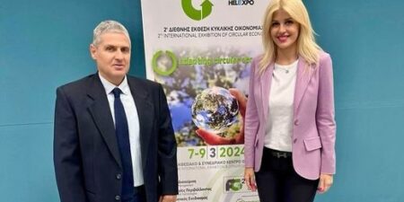 Συνάντηση της Υφυπουργού Τουρισμού E. Ράπτη με τον Πρόεδρο της Ένωσης Ξενοδόχων Θεσσαλονίκης Α. Μανδρίνο