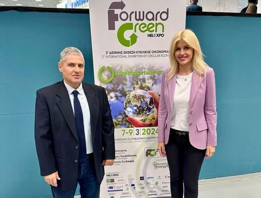 Συνάντηση της Υφυπουργού Τουρισμού E. Ράπτη με τον Πρόεδρο της Ένωσης Ξενοδόχων Θεσσαλονίκης Α. Μανδρίνο