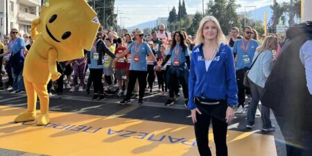 H Υφυπουργός Τουρισμού Έλενα Ράπτη στον 12ο Ημιμαραθώνιο της Αθήνας