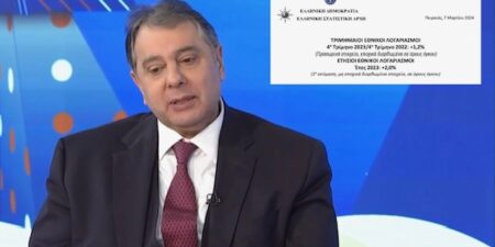 Δήλωση Κορκίδη για στοιχεία ΕΛΣΤΑΤ: «Με μικρή απόκλιση από τις προβλέψεις έτρεξε το ΑΕΠ και η ανάπτυξη»