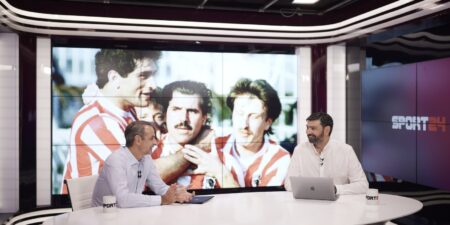 Κυρ. Μητσοτάκης: Ο Ολυμπιακός που θυμίζει Euro 2004 και οι συμμορίες που δεν χωρούν στα γήπεδα