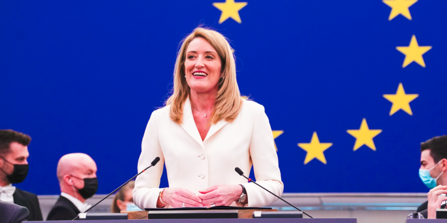 Η Roberta Metsola επανεξελέγη πρόεδρος του Ευρωπαϊκού Κοινοβουλίου
