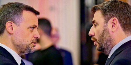 Νίκος Ανδρουλάκης και Χάρης Δούκας στον β’ γύρο