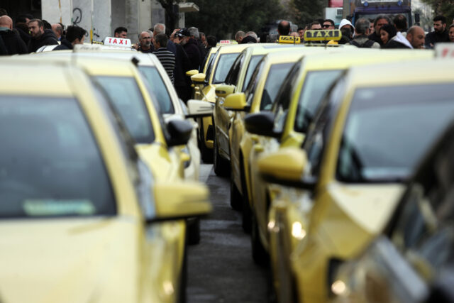24ωρη απεργία των Ταξί της Αττικής σήμερα 19 Φεβρουαρίου 2025
