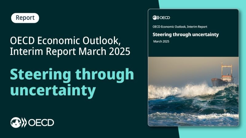 O ΟΟΣΑ αναθεωρεί ελαφρώς προς τα κάτω τις προβλέψεις του για την παγκόσμια οικονομική ανάπτυξη το 2025