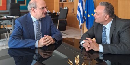 Συνάντηση Σταύρου Κελέτση με τον Αντιπρόεδρο της Κυβέρνησης Κωστή Χατζηδάκη για τα νερά του Άρδα