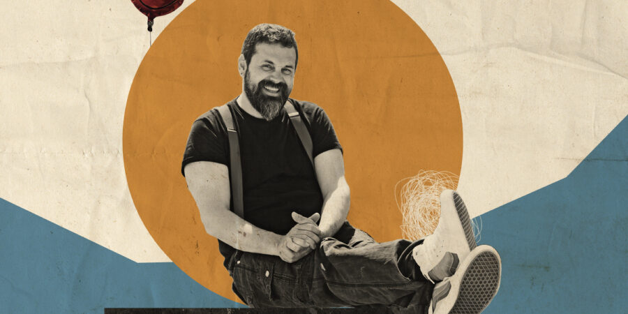 Ο Σπύρος Γραμμένος στην Τεχνόπολη του Δήμου Αθηναίων