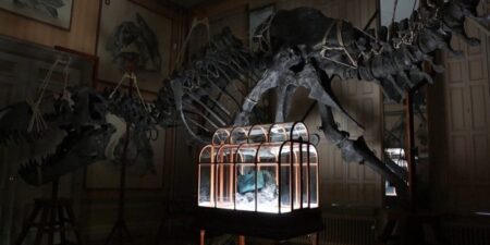 Τσάντα από καλλιεργημένο δέρμα… τυραννόσαυρου βγαίνει σε δημοπρασία στο Άμστερνταμ