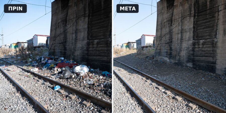 Θήβα: Απομακρύνθηκαν 11 τόνοι απορριμμάτων από σημείο που δημιουργούσαν κινδύνους για τον σιδηρόδρομο