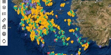 Το Αρχαιολογικό Κτηματολόγιο αναπτύσσεται στα γεωχωρικά υπόβαθρα του Εθνικού Κτηματολογίου